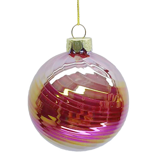 Pink Iridescent Ornament