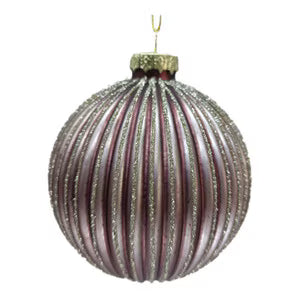 Rose Gold Ball w/Glitter