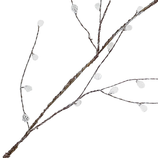 Twig Spray Garland w/Crystals