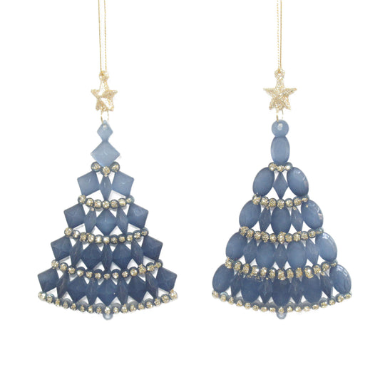 Blue Diamond Tree Ornament