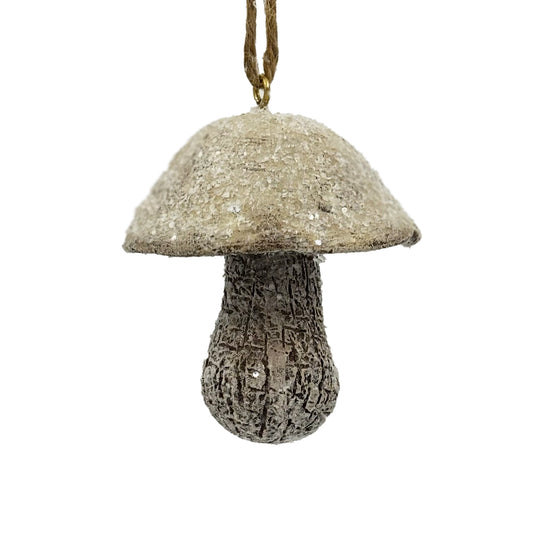 Brown Glitter Mushroom