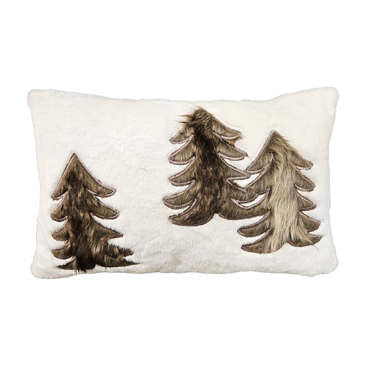 Faux Fur Tree Pillow