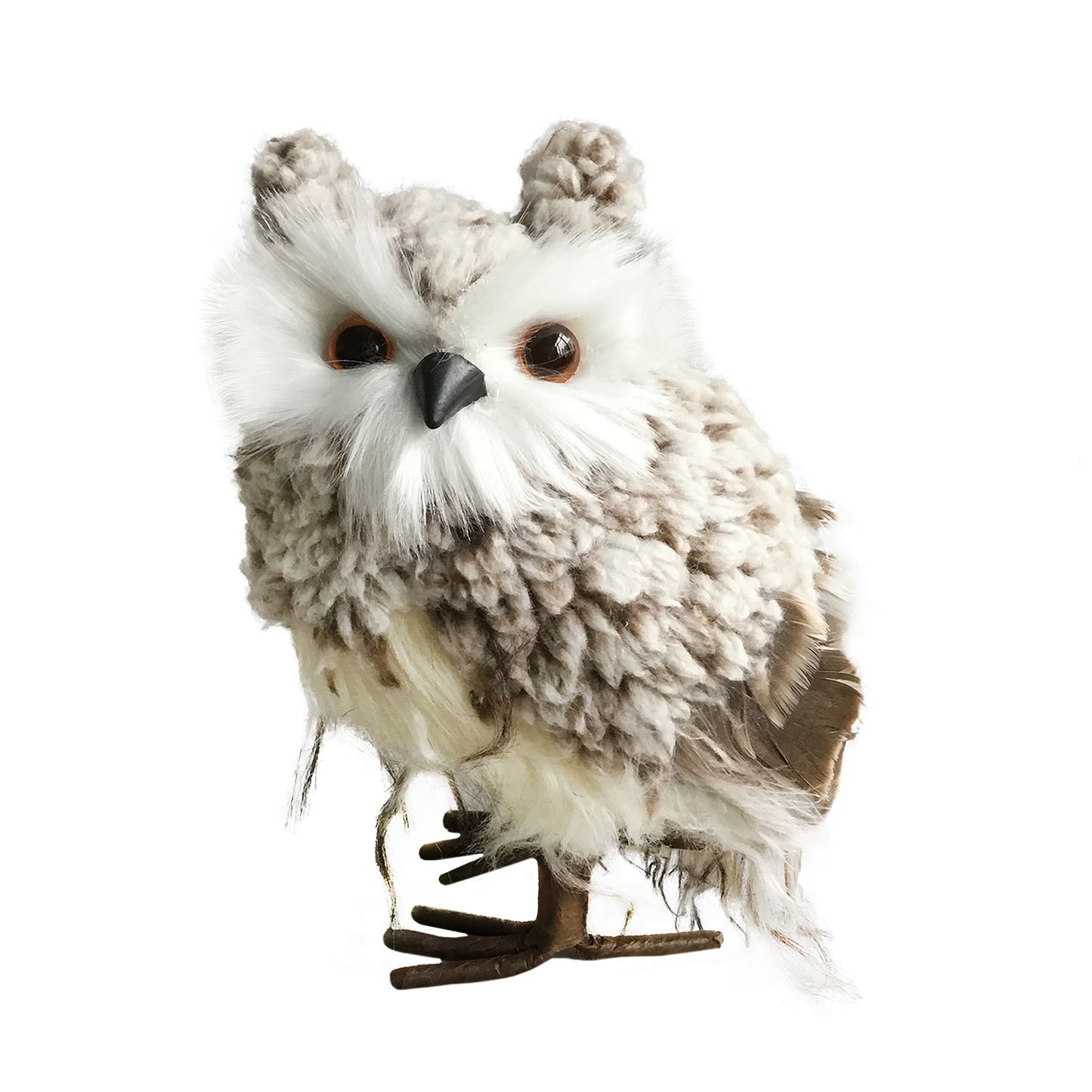 Faux Fur Brown Owl