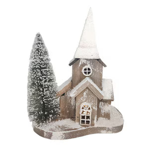 Peak Roof House w/Tree
