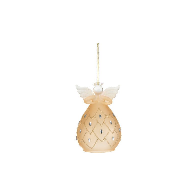 Frosted Angel Ornament