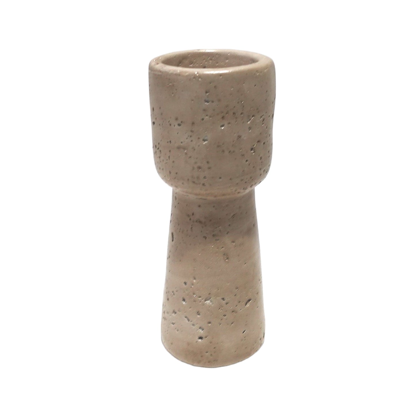 Ecru Pillar Candleholder