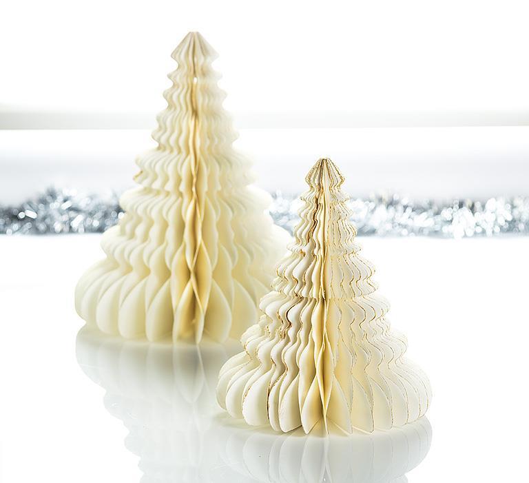 Pleated Ivory Tree