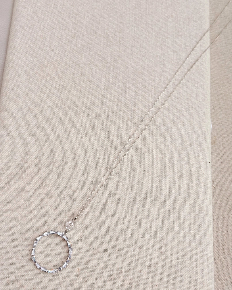 Swarovski Crystal Circle Necklace