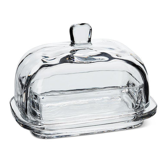 Glass Covered Butter Dish