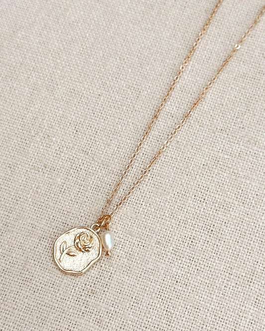 Rose Charm Necklace
