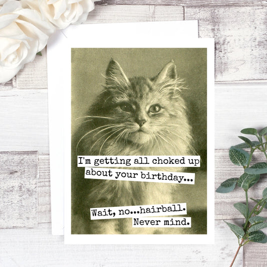 I'm Getting All Choked Up Card