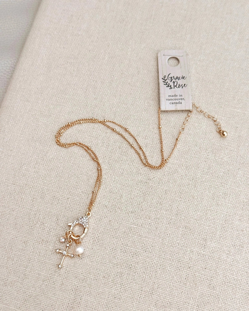 Cross Charm Necklace