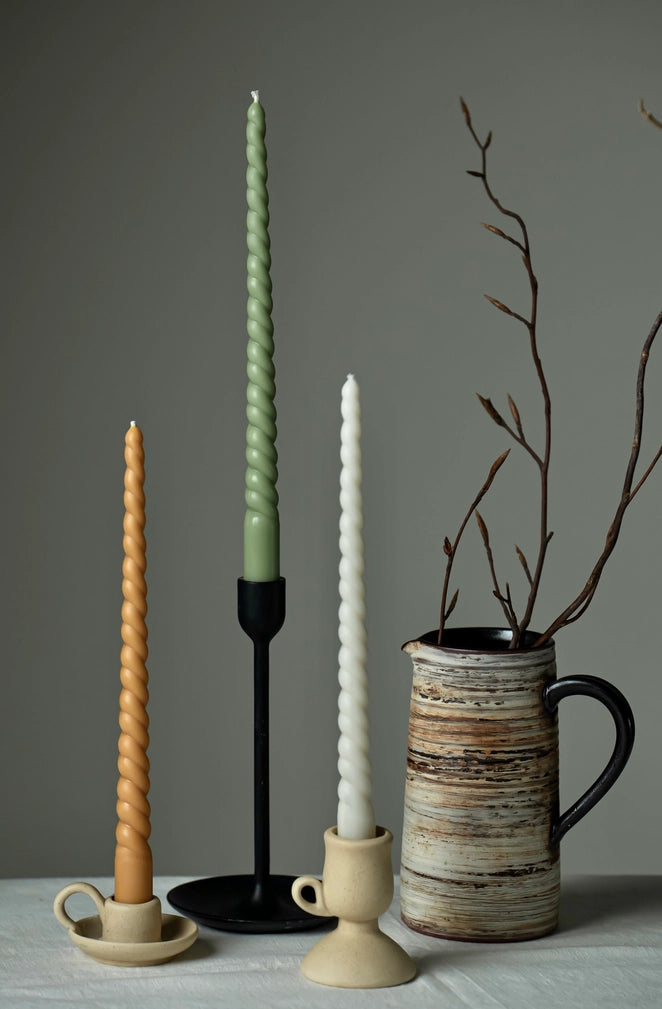Twisted Taper Candle Set