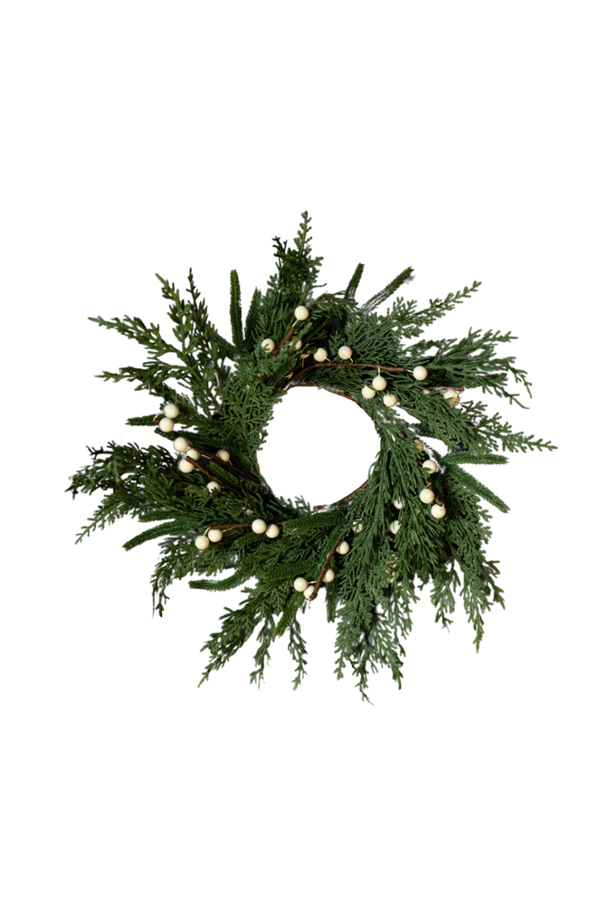 White Plum Norfolk Wreath