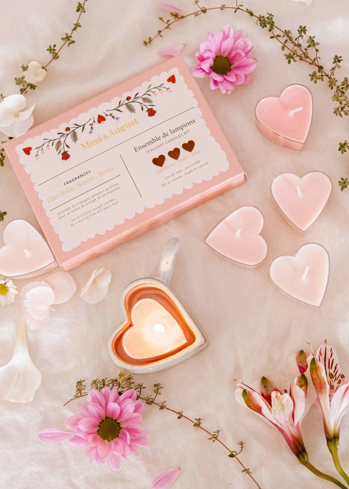 Tealight Hearts Set