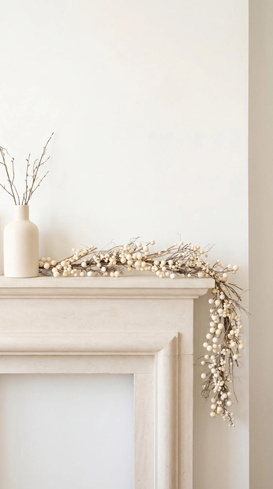 White Berry Garland