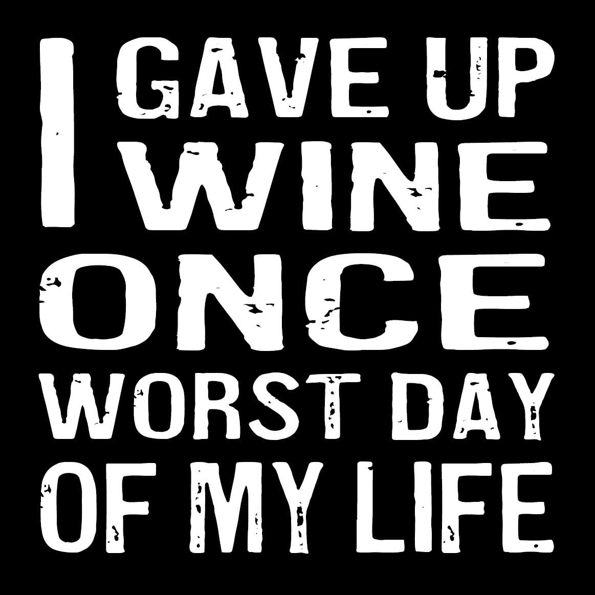 i-gave-up-wine-once-coaster