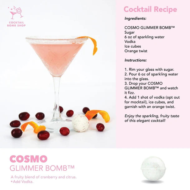 Cosmo Cocktail Bomb