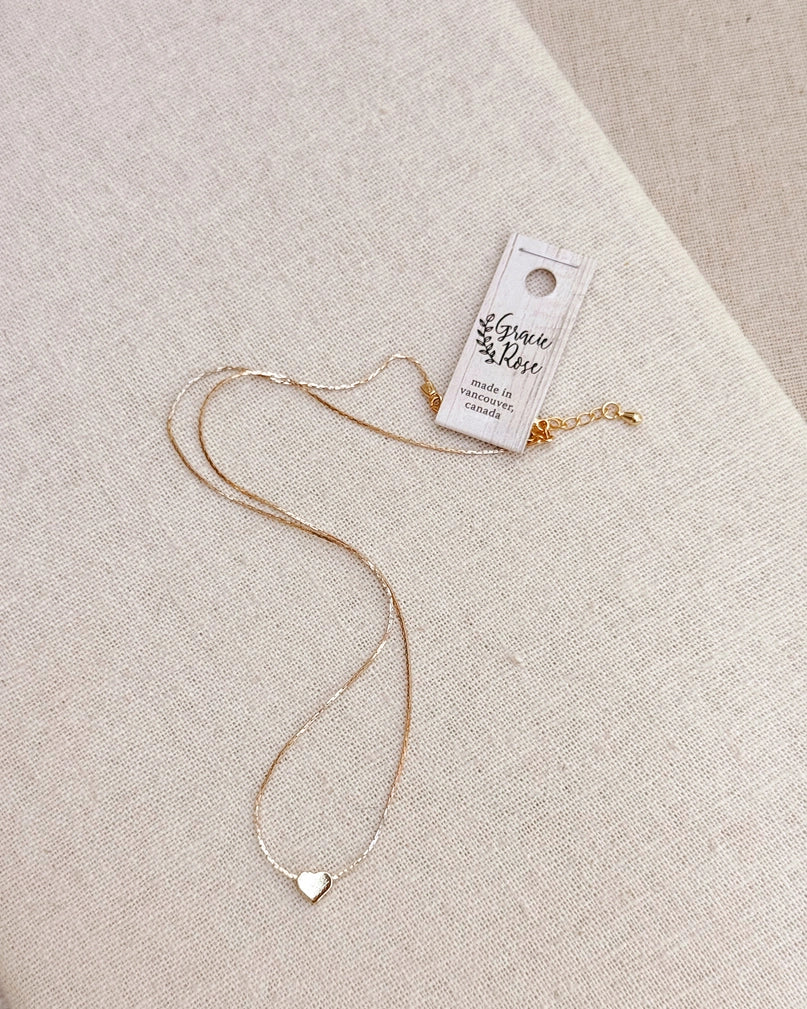 Gold Heart Necklace
