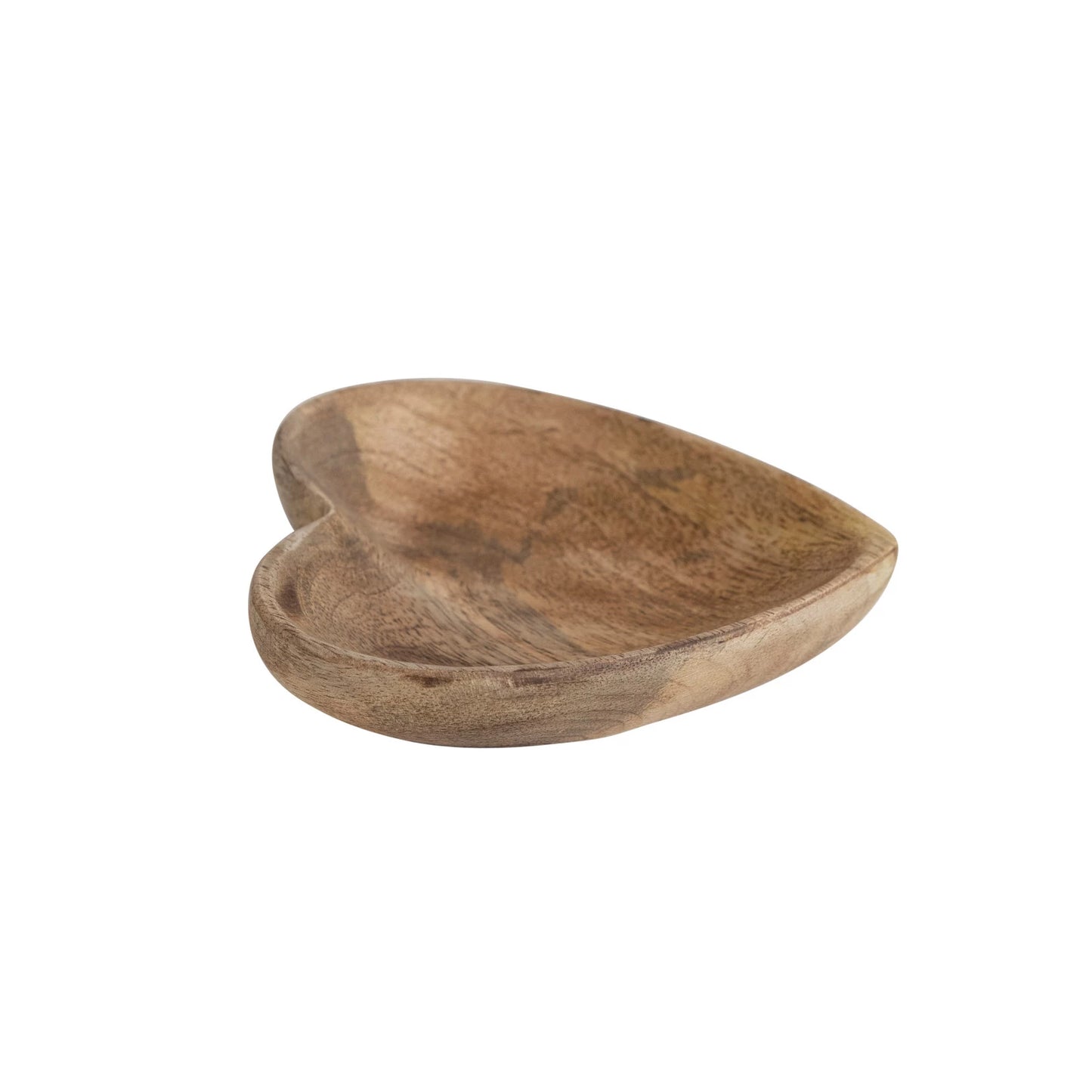 Heart Shaped Wooden Dish