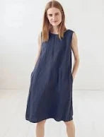 Sleeveless Linen Dress