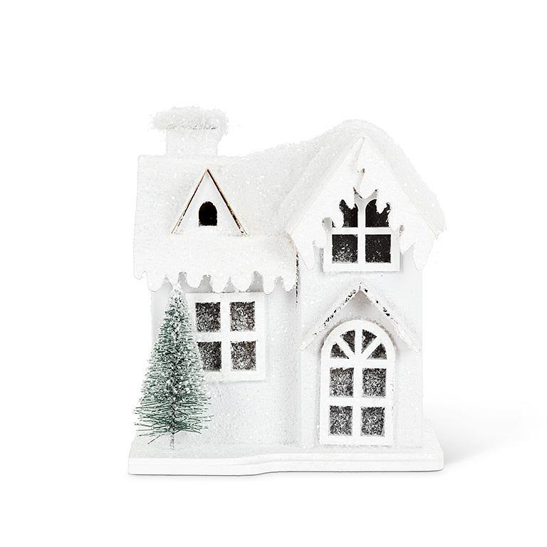 White Snowy LED House