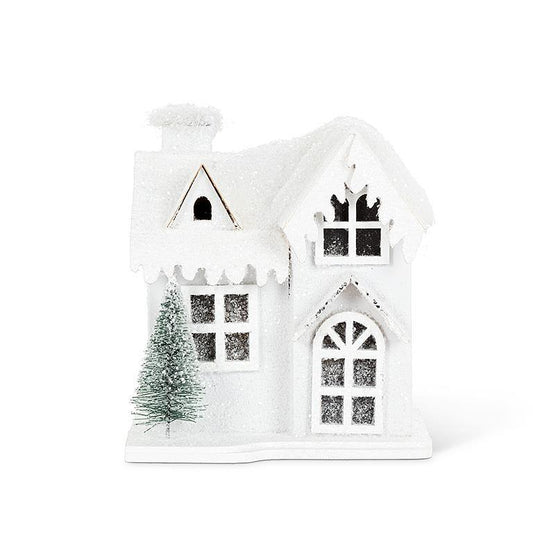 White Snowy LED House