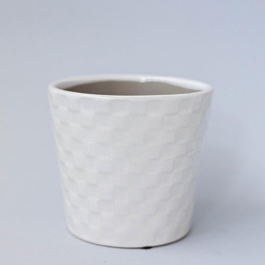 White Ceramic Pot