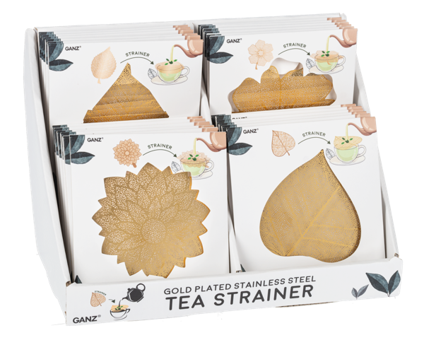 Gold Tea Strainer