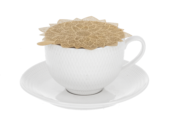 Gold Tea Strainer