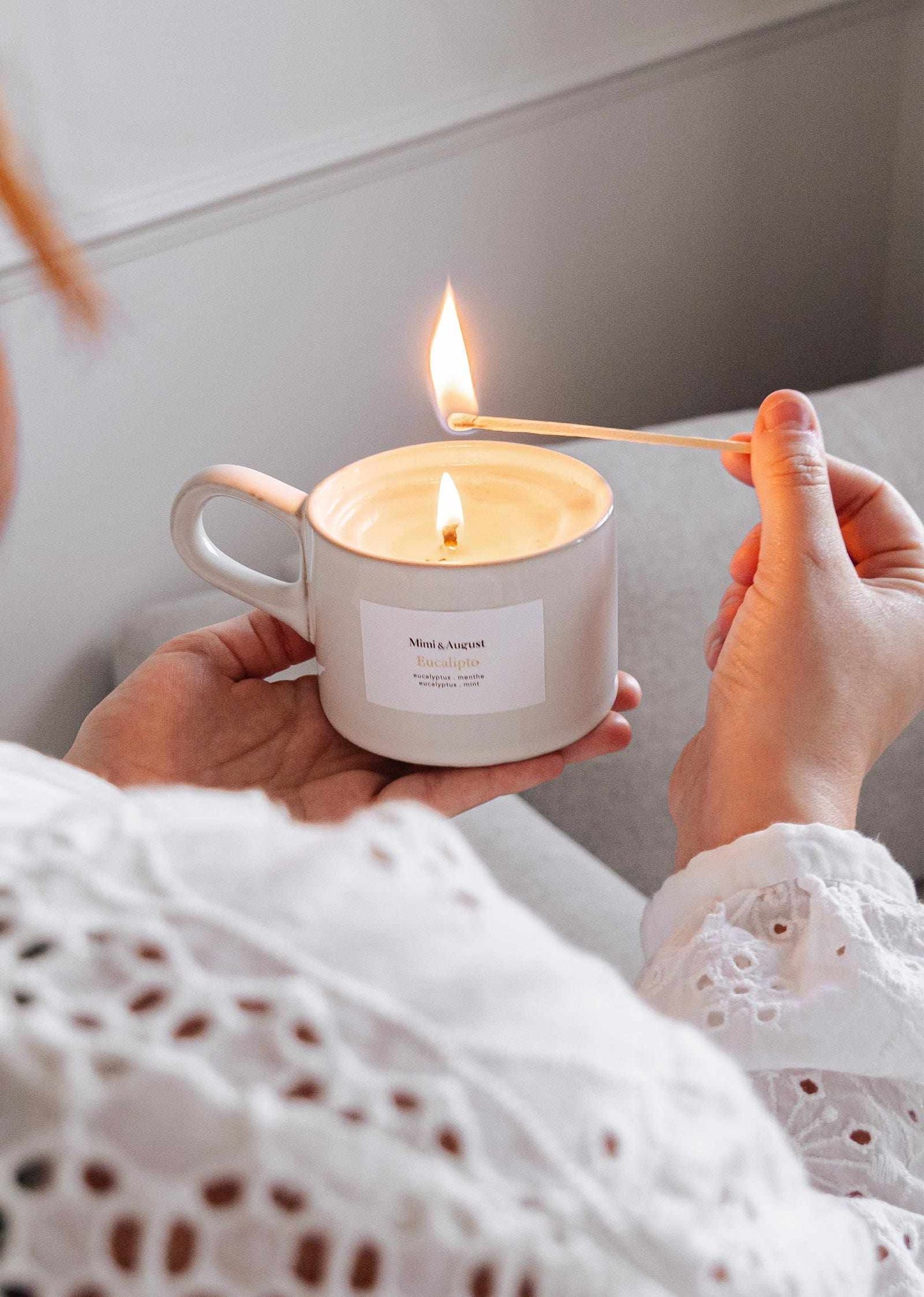 Eucalipto Reusable Candle