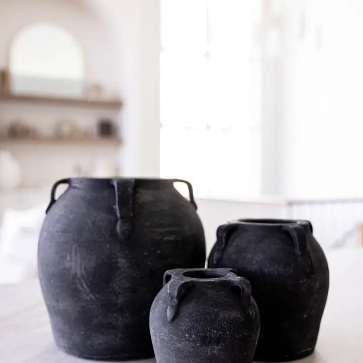 Black Wash Vase