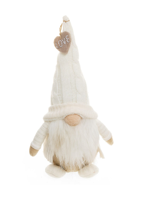 Beige Gnome w/Heart on Hat