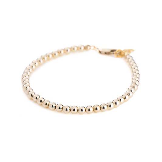 gold-ball-bracelet-4mm