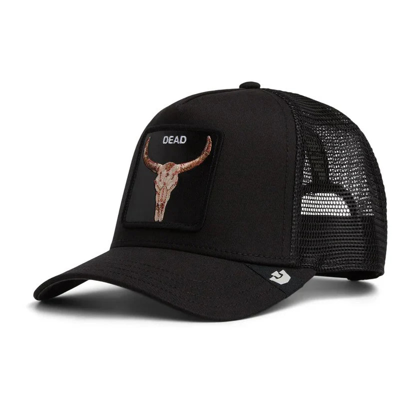 Suede Skull Trucker