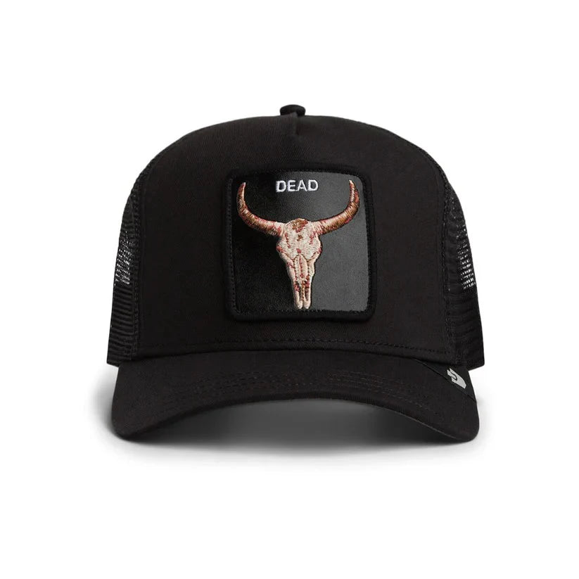 Suede Skull Trucker