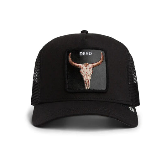 Suede Skull Trucker