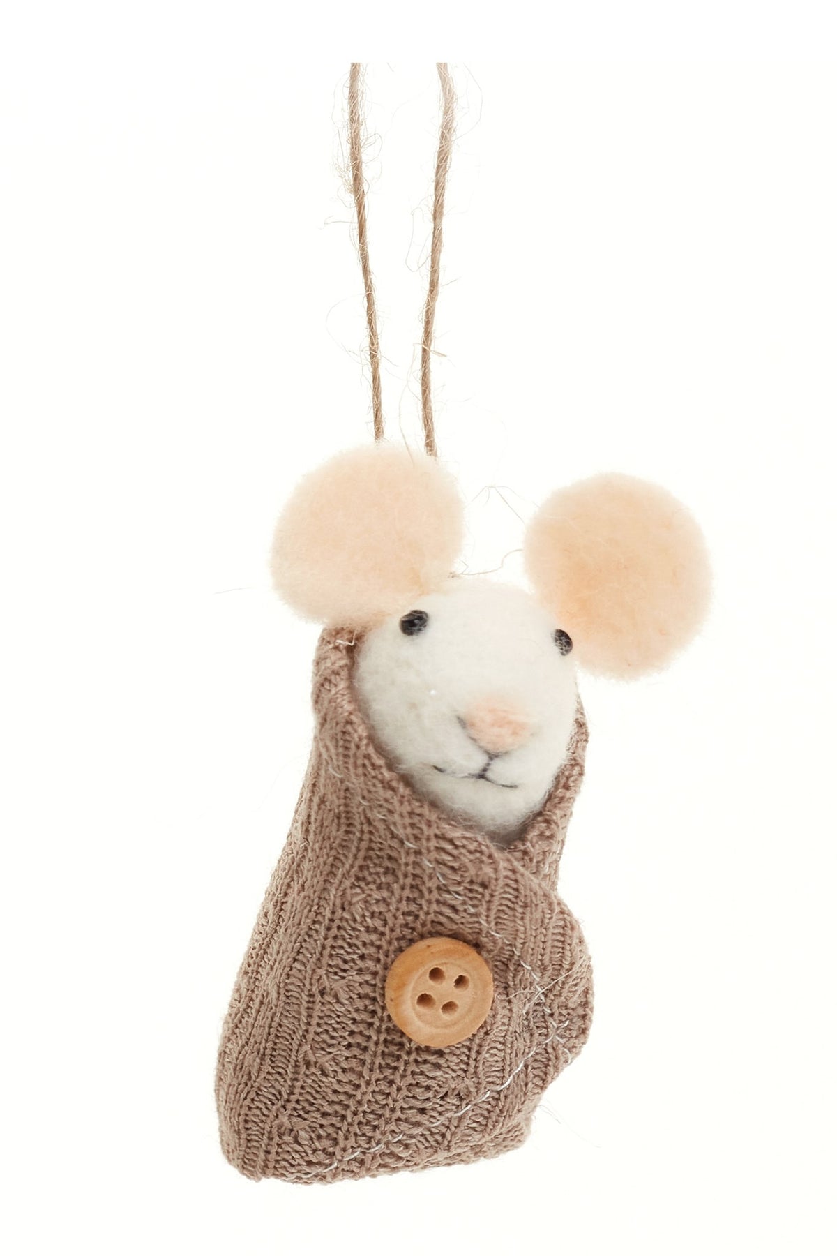 Sweater Mouse Ornament