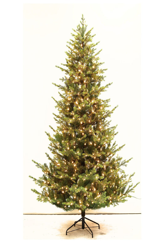 7.5' Slim Fall River Spruce - 44"D, 500 LED