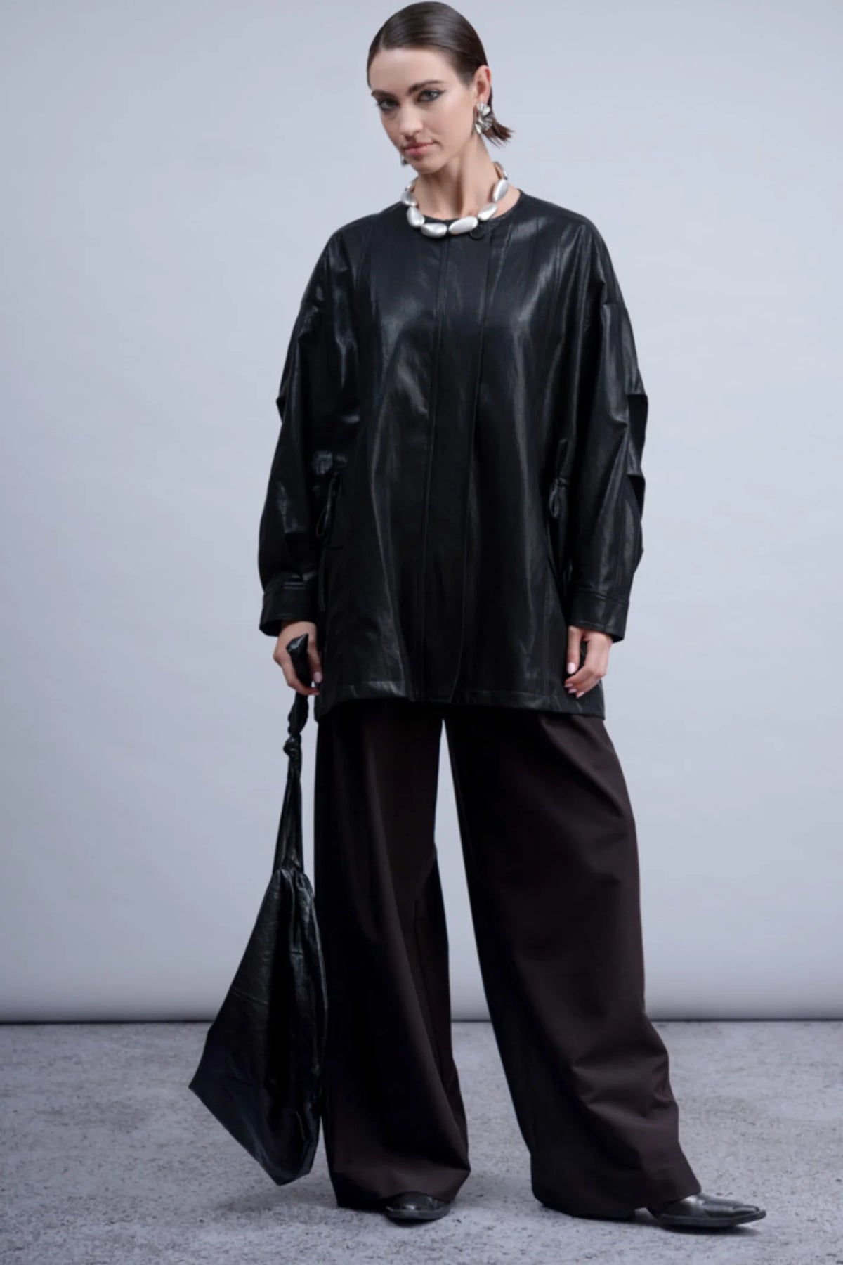 Black Pleather Jacket