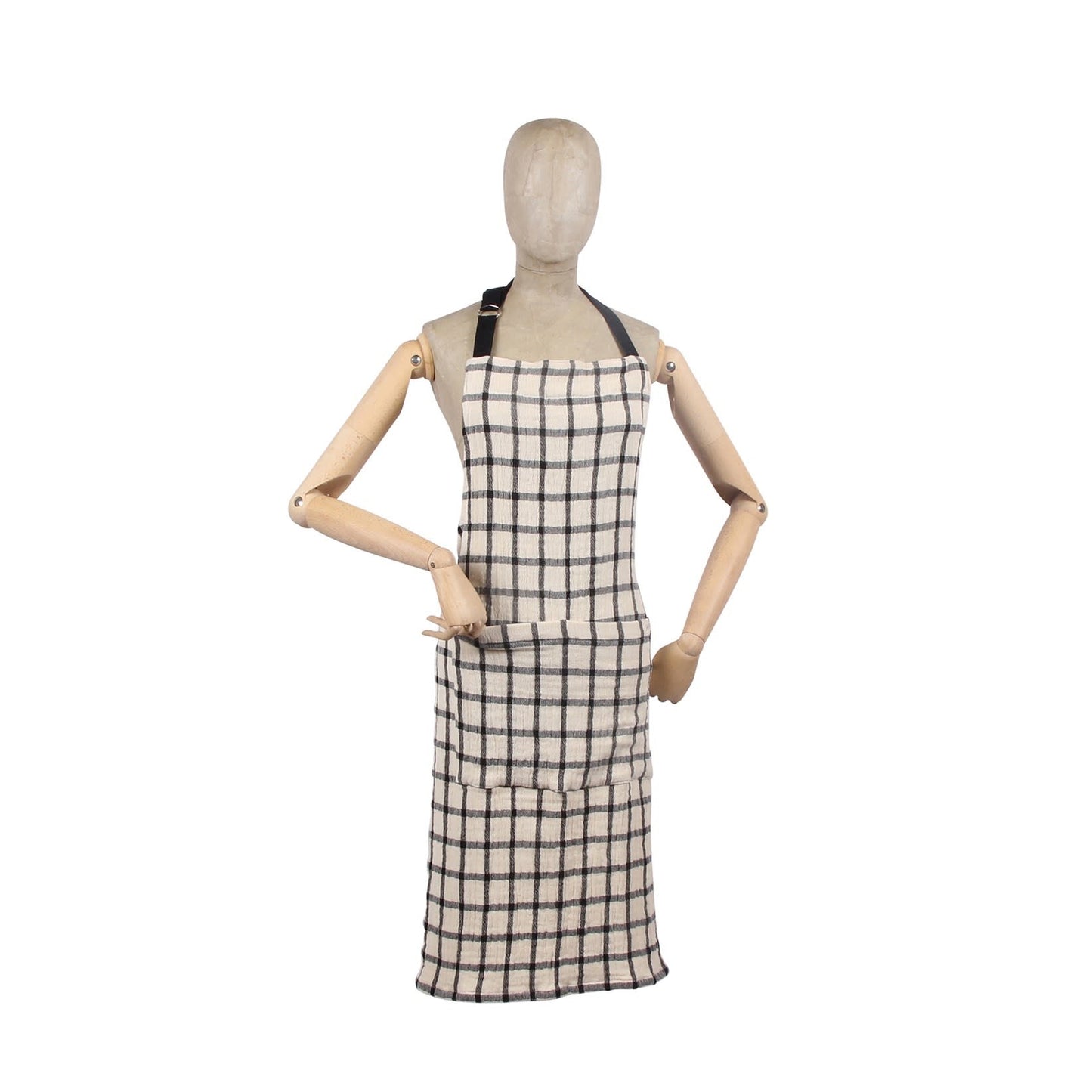 black-checked-apron-w-pockets