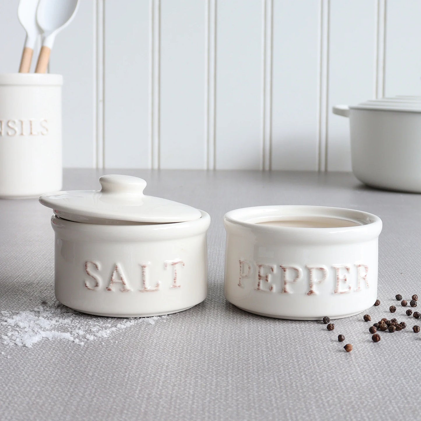 Stacked Salt & Pepper