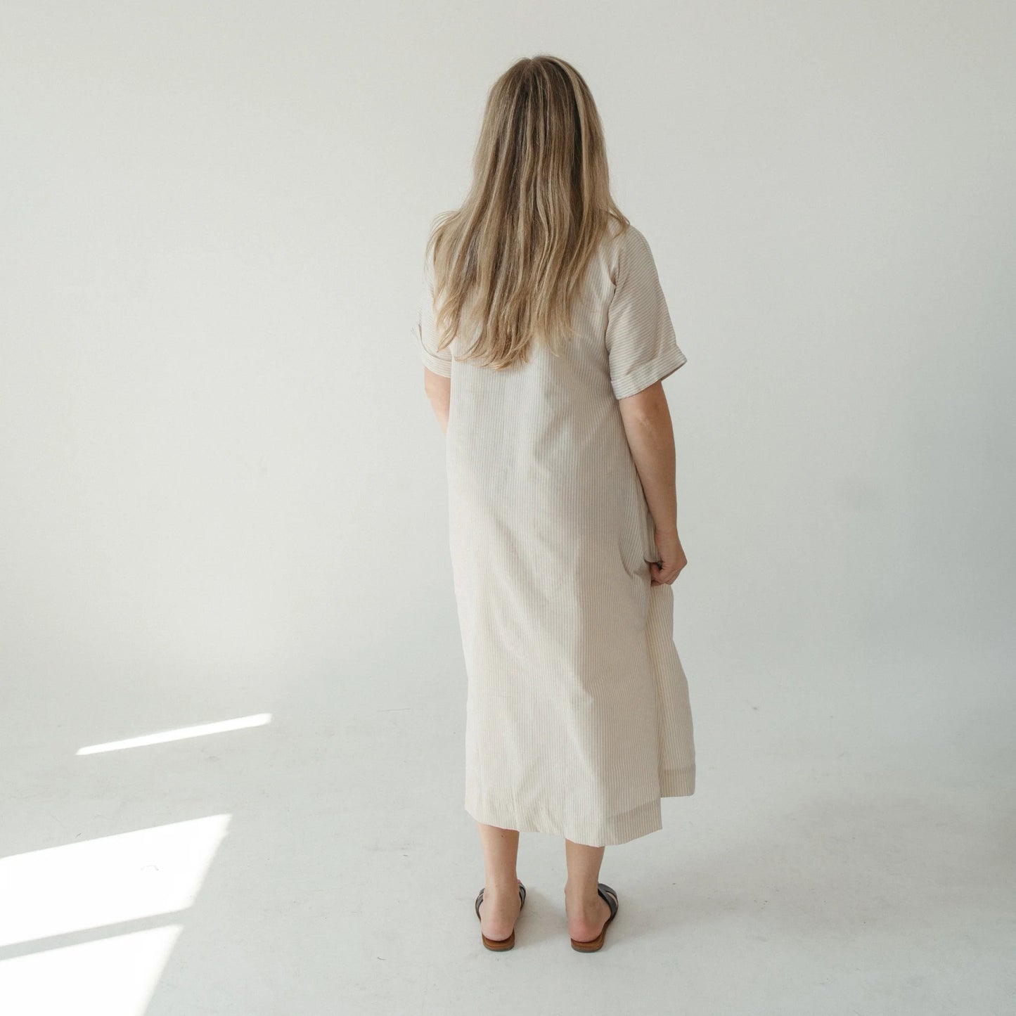 Buttoned Shirt Dress