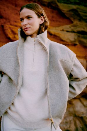 Omanta Half Zip Sweater