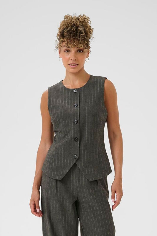 Tingle Pinstripe Vest