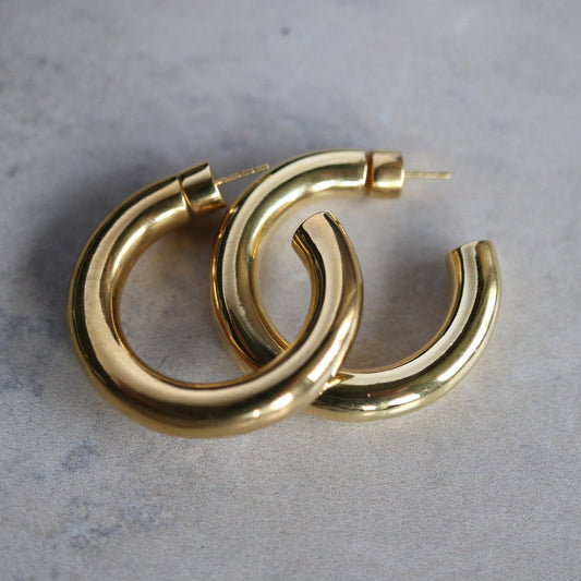 bardot-hoop-gold