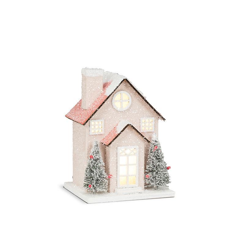 Pink Glitter LED House