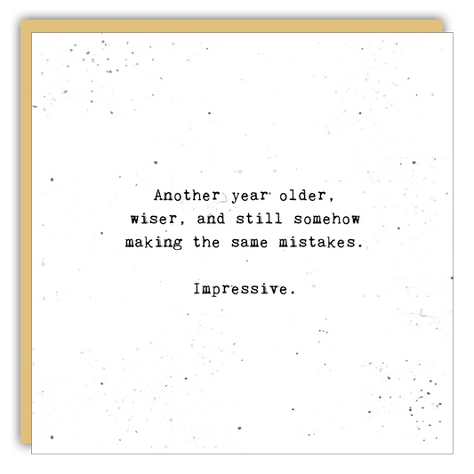 Older, Wiser Card
