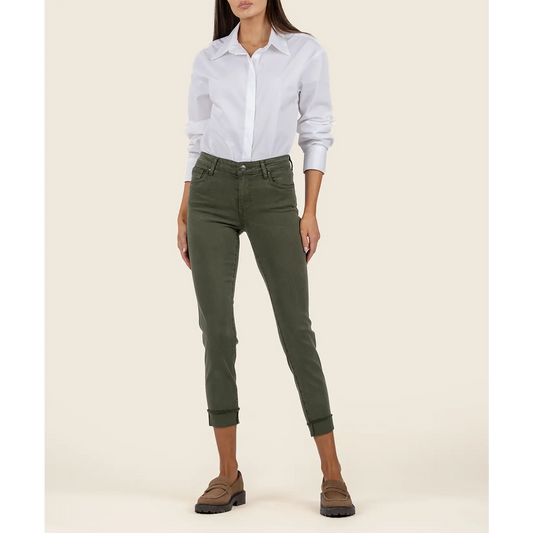 Amy Crop Straight Leg Frey