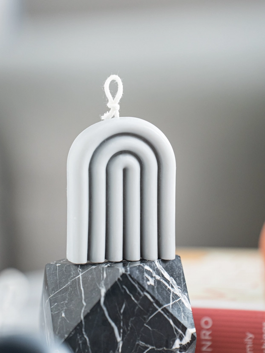 Mini Arch Candle Grey